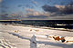 Schnee am Strand / Snow on the beach